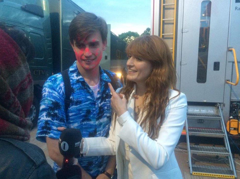 JJ and Florence Welch