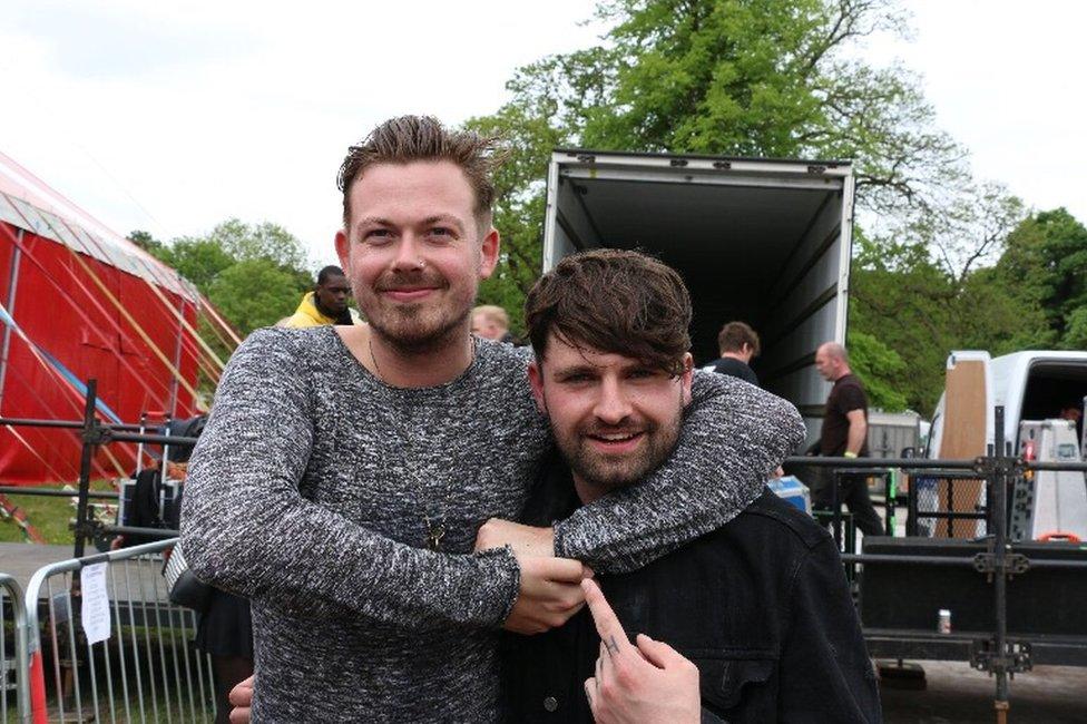 Ben Sansom and Mike Duce