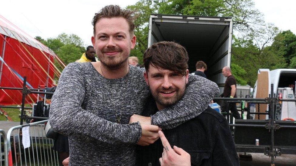 Ben Sansom and Mike Duce from Lower Than Atlantis