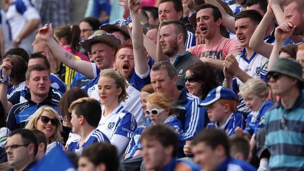 Monaghan supporters were able to celebrate a victory over neighbours and rivals Cavan at Breffni Park