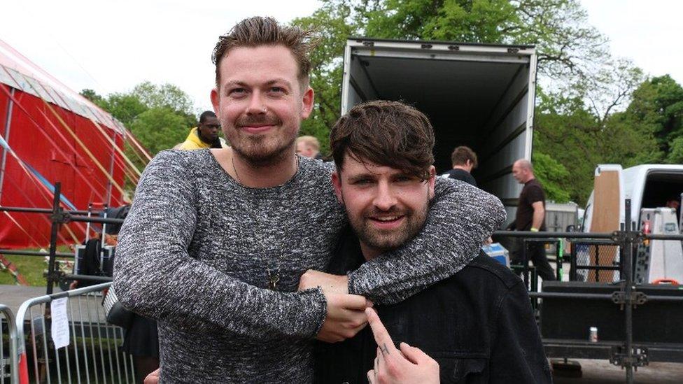 Ben Sansom and Mike Duce