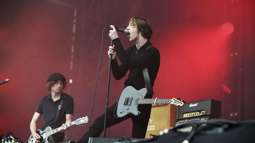 Van McCann from Catfish and the Bottlemen