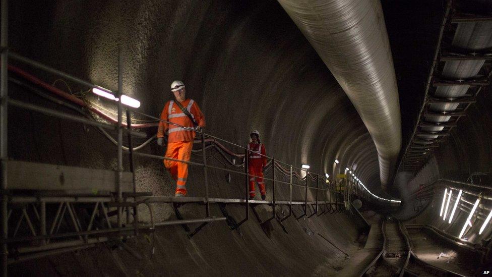 Crossrail tunnel