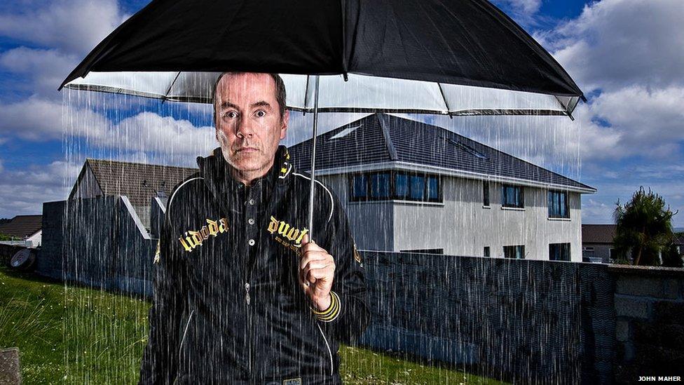 John Maher in his photograph Sunshine and Showers