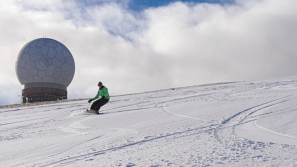 Skiing at Lowther Hill