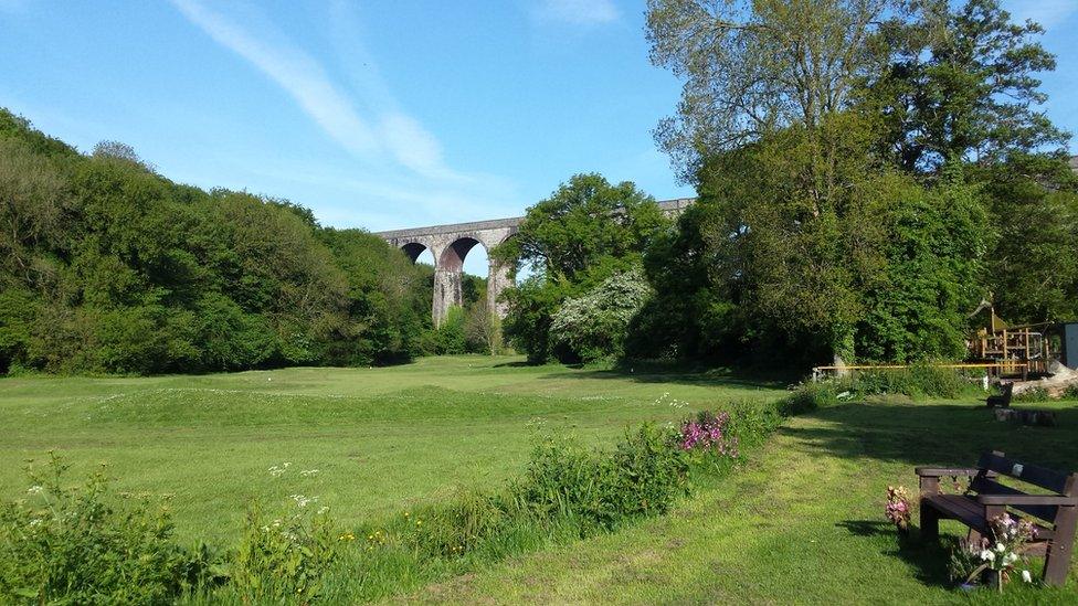 Cath Bevan captured this view of the viaduct at Porthkerry Country Park, Vale of Glamorgan, while out walking with her dog Bertie.