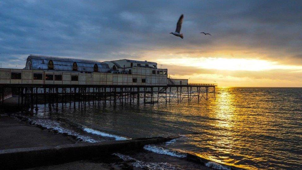 Gareth Lovering, of Swansea, took this photograph of Aberystwyth's Royal Pier in Ceredigion.