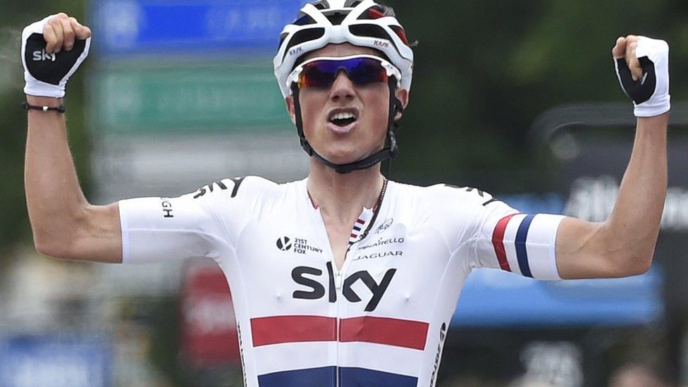 Peter Kennaugh wins Criterium du Dauphine opening stage