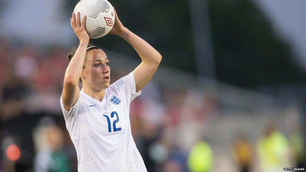 England's Lucy Bronze