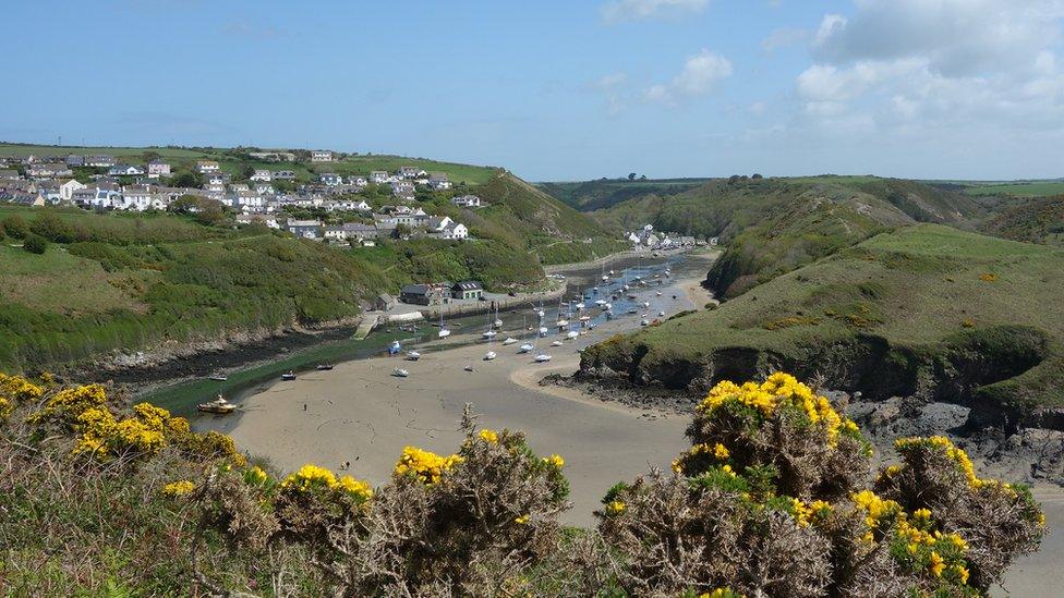 Hilary Overstall, of Denbigh, took this picture looking back to Solva on a walk from there to St David's along the coast path