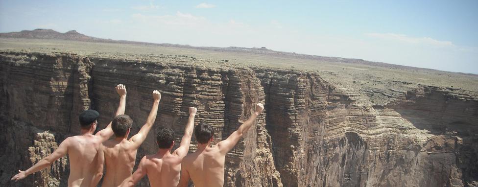 Posing at the Grand Canyon