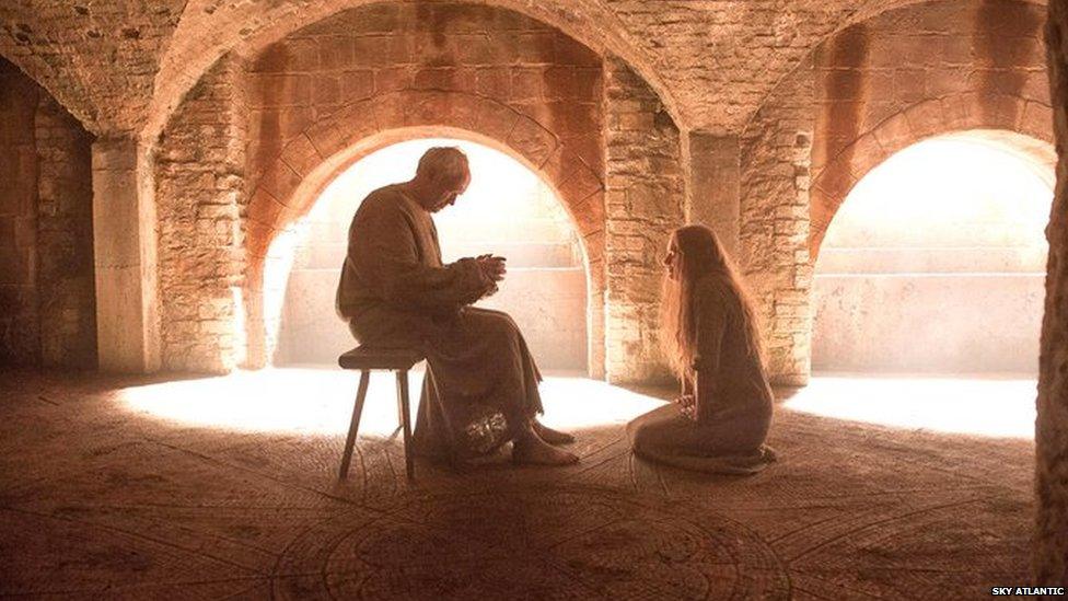 A conversation between Cersei Lannister and the High Sparrow