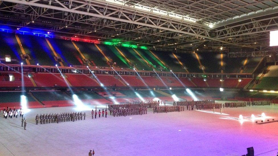 The Royal Welsh at the Millennium Stadium