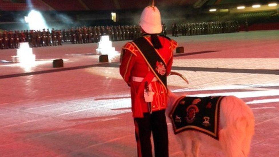 Ceremony at the Millennium Stadium