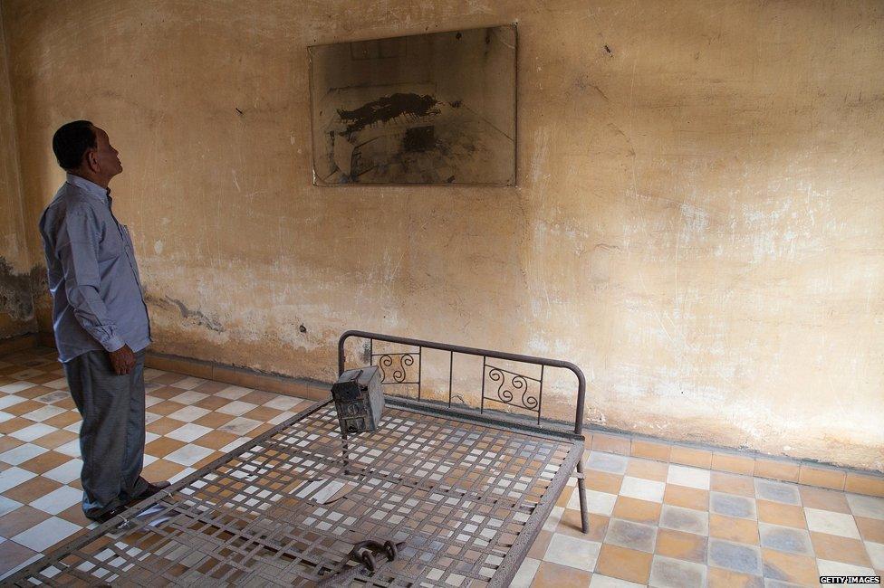 Cell at Tuol Sleng