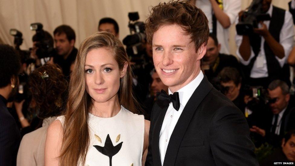 Eddie Redmayne and Hannah Bagshawe