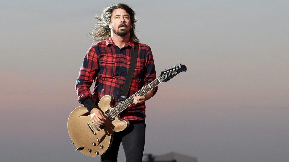 Dave Grohl from Foo Fighters