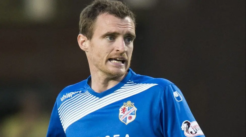 David Robertson during a match when he was playing for Cowdenbeath