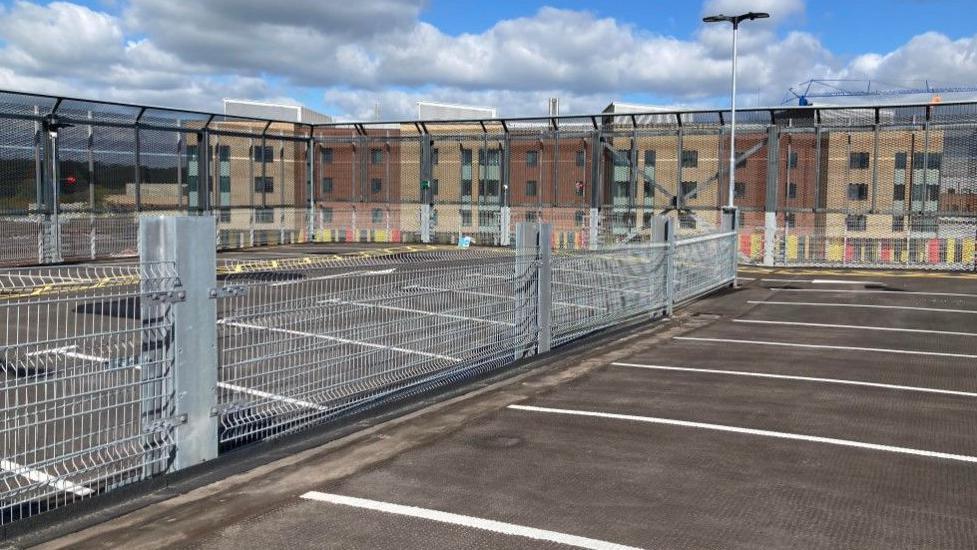 New Royal Stoke staff car park