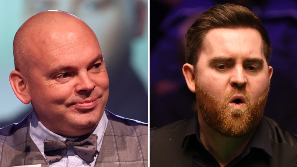 A split picture of Stuart Bingham and Jak Jones