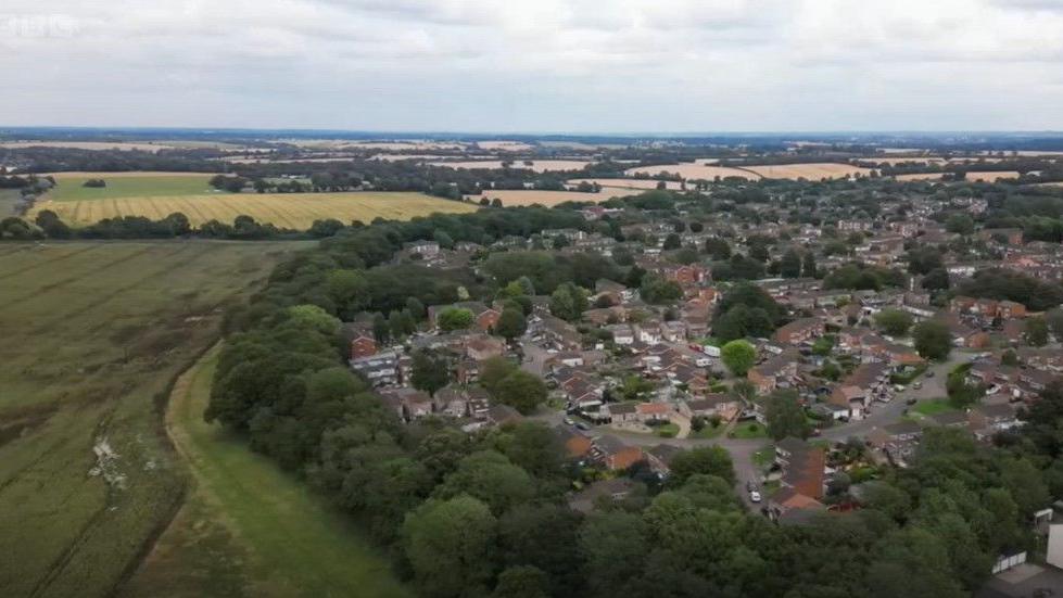 St Albans in Hertfordshire where demand for houses and their prices are high and about 80% of land is green belt