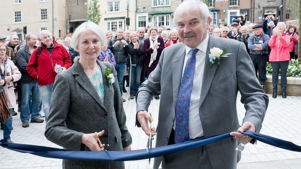 Gillian Wales and Dr Robert McManners, founders of the Gemini Collection of Mining Art