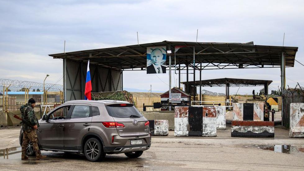 Entrance to Hmeimim air base