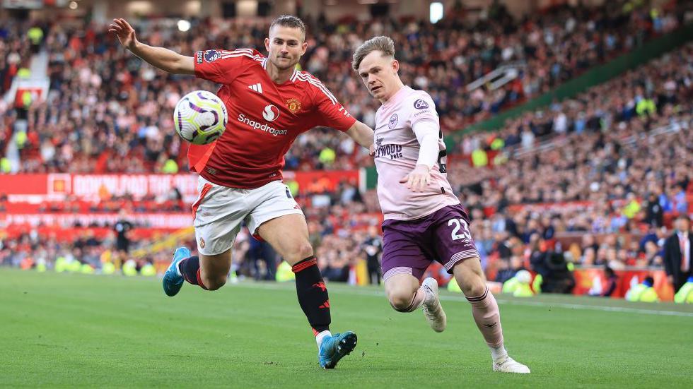 Matthijs de Ligt in action for Manchester United