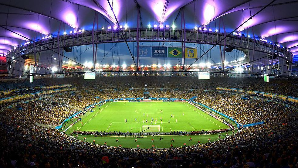 The Maracana hosting a game at the 2016 World Cup