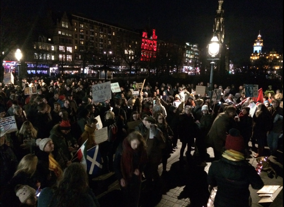 Edinburgh protest