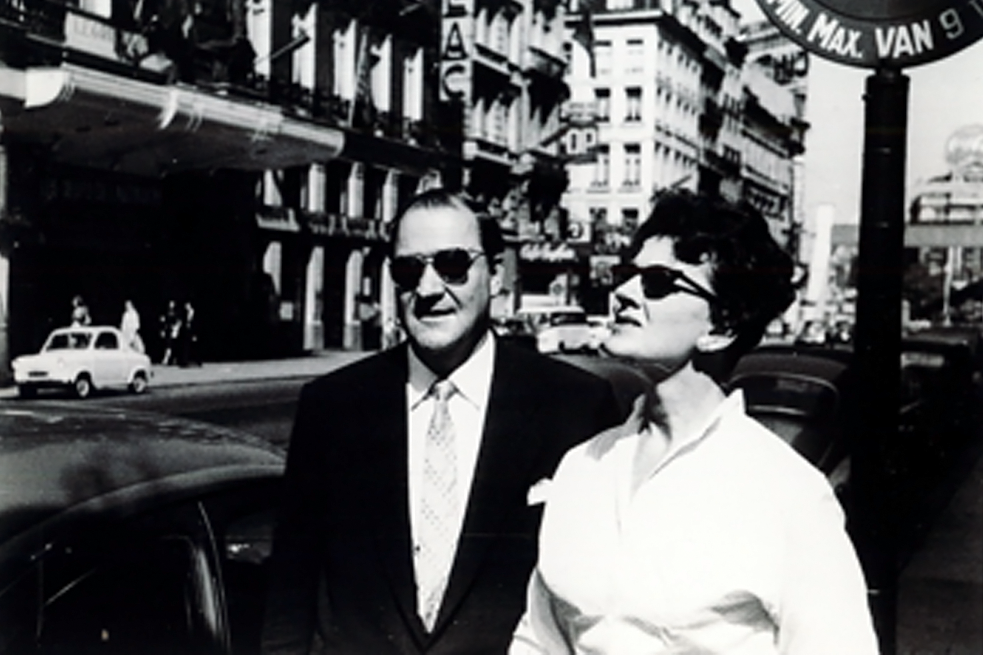 Muriel and Alick McKay on holiday in Paris during the 1950s