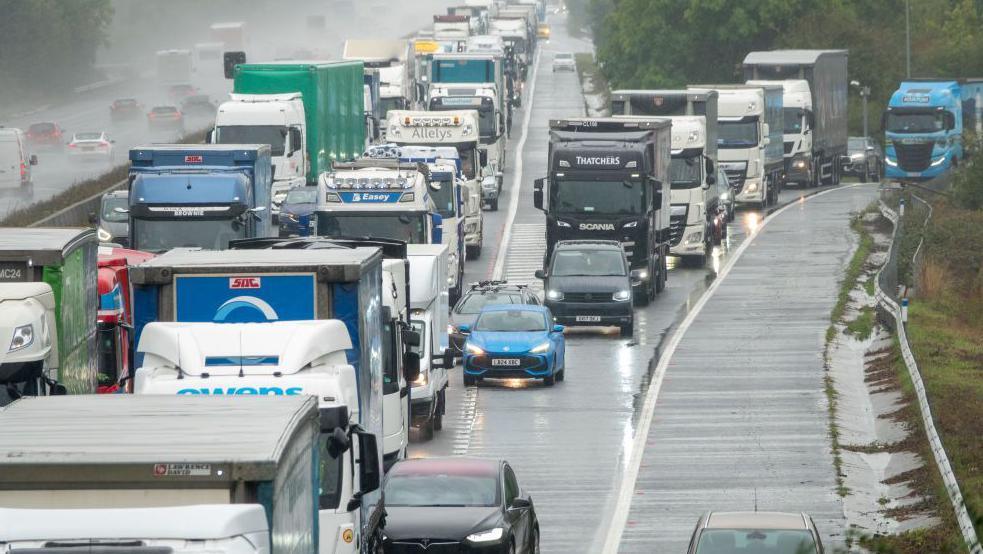 Congestion on the motorway