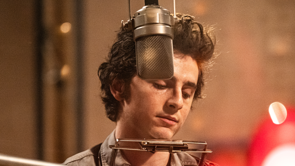 Timothee Chalamet as Bob Dylan 