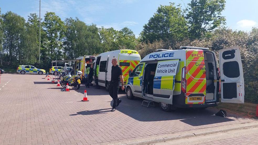 Essex Police heavy goods operation