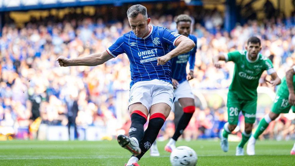 Lawrence Shankland opened the scoring from the penalty spot