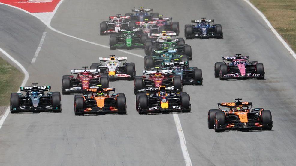 Spanish Grand Prix race start