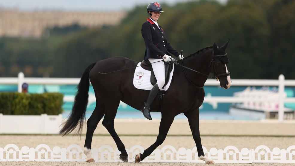 Mari Durward-Akhurst and her equine Athene Lindebjerg