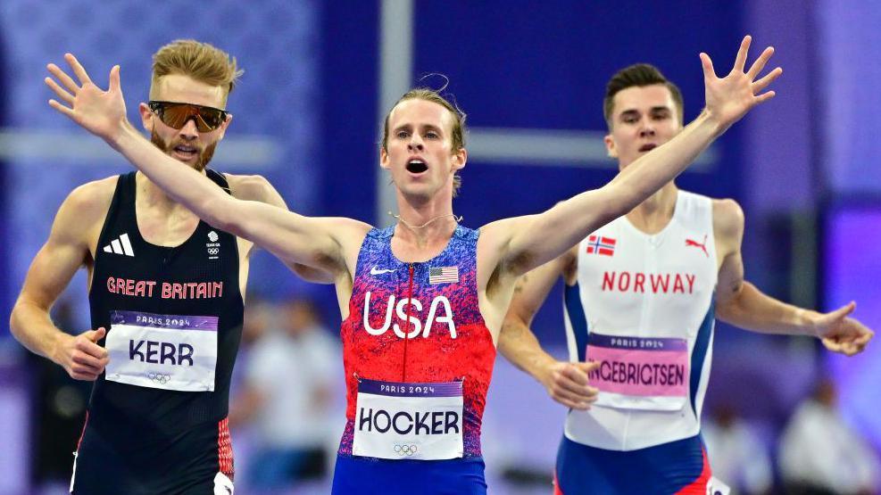 American Cole Hocker stuns Josh Kerr successful a sprint decorativeness for Olympic gold