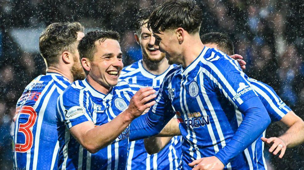 Kilmarnock celebrate