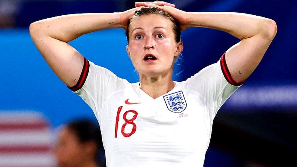 Ellen-White-reacts-to-VAR-handball-decision-against-her-whilst-playing-the-US-at-the 2019-Women's-World-Cup