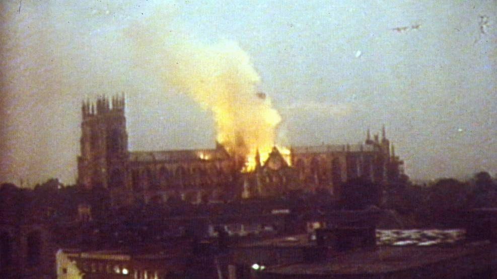 Fire at York Minster