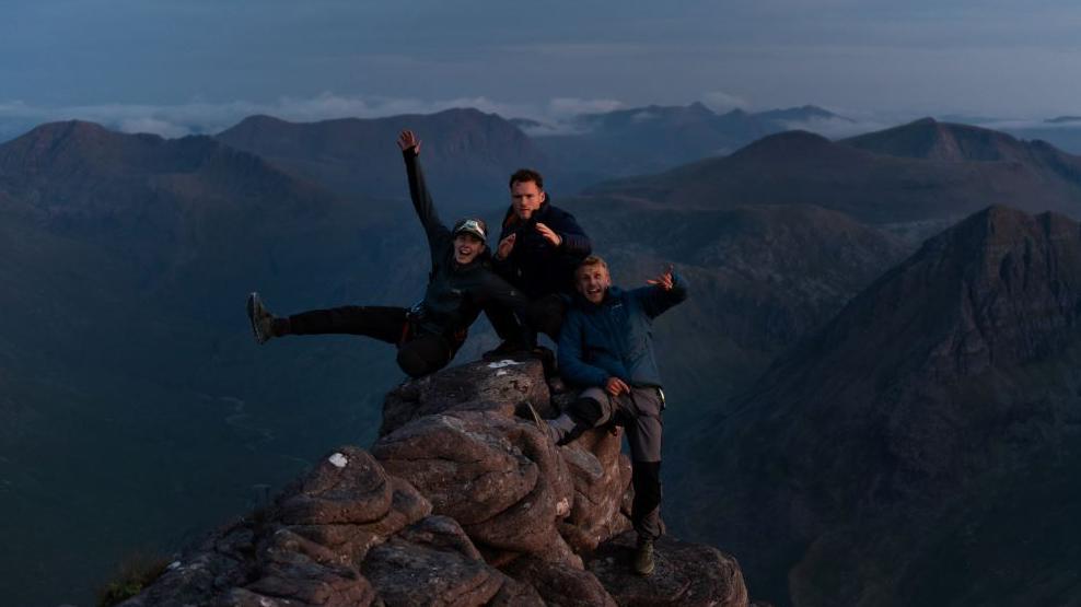 Owen Hope and friends on An Teallach