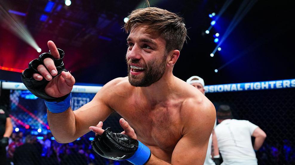 Alfie Davis celebrates beating Brent Primus in June