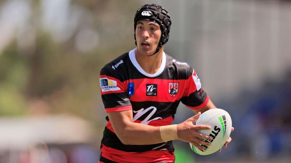 Joseph Suaalii playing for an age-grade league team