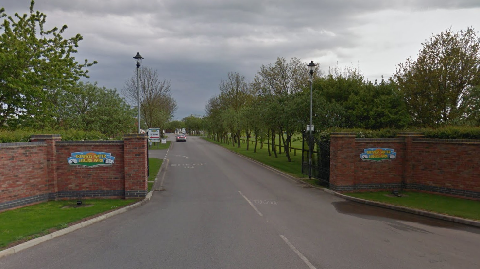 Entrance to Skegness airfield