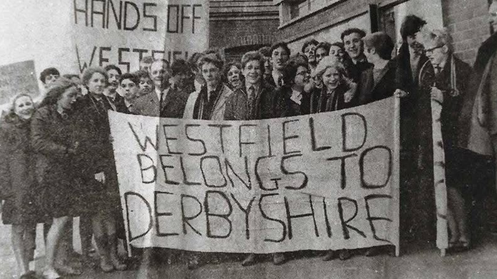 Protesters in London who were trying to stop boundary changes in Sheffield