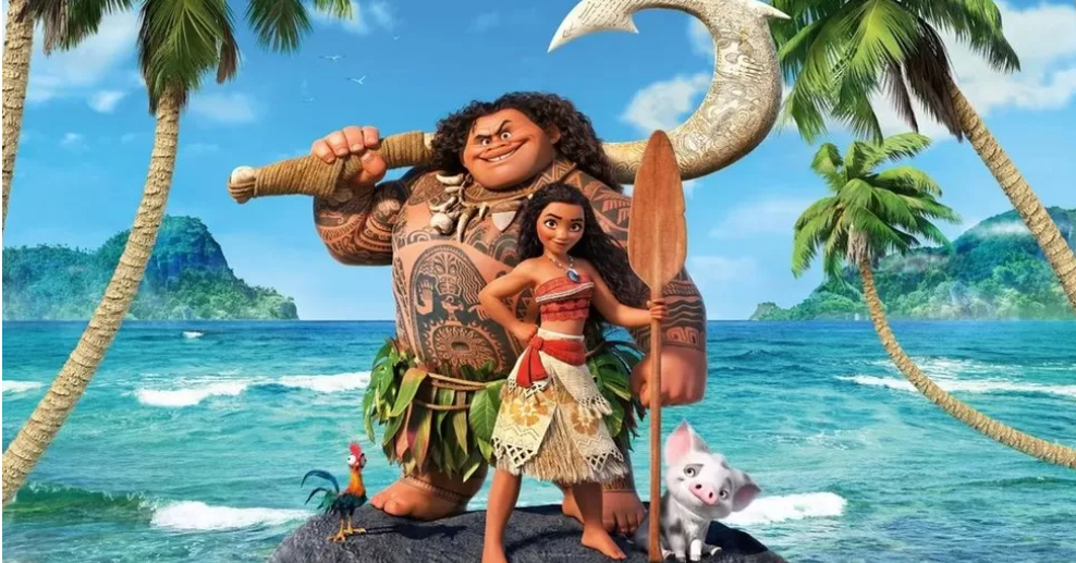 Moana and Maui