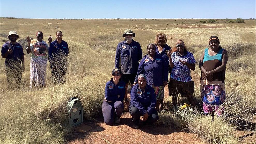 Ngururrpa Rangers who worked on the study