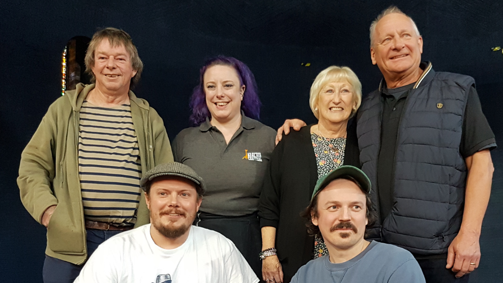 Top from left: Tim Dunford, Green Jack Brewery; Laura Emson, CAMRA awards director; Fiona and Colin Bocking, Crouch Vale brewery directors.
Bottom from left: Jack Hobday, Anspach & Hobday executive chairman and
co-founder; Paul Anspach, Anspach & Hobday head of production and
co-founder.
