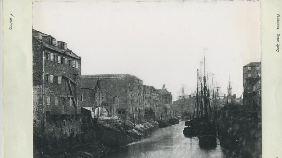 Sailing ships in Wisbech